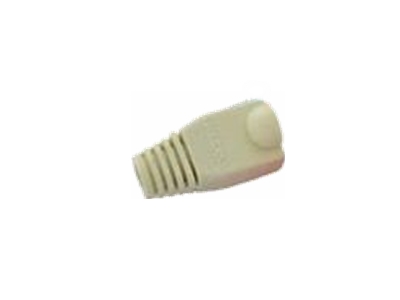 [H21145] Blød hætte til RJ45 modularstik - 6,5mm, Beige (1 stk.)