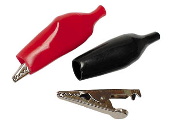 [H20361] Krokodillenæb - Isoleret, rød (44mm)