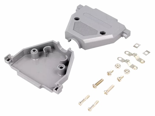 [H20756] Hus for D-SUB - 37pol (og 62pol HD), Grå plast