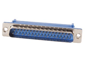 [H20841] D-SUB stik - 37pol han, til fladkabel