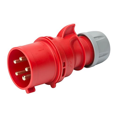 [H21052] CEE kraftkabel stikprop - 400V 32A, 3P+N+Jord (IP44)