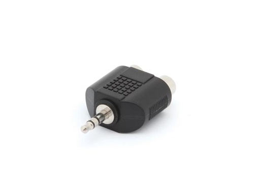 [H20991] 3,5mm stereo JACK han til 2 x RCA(Phono) hun