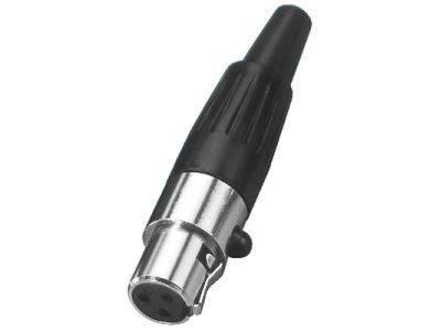 [H28343] Mini XLR 3P mellemled (hun)