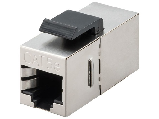 [H29301] Keystone RJ45 fatning - CAT5e 100MHz skærmet, 2 x RJ45 hun