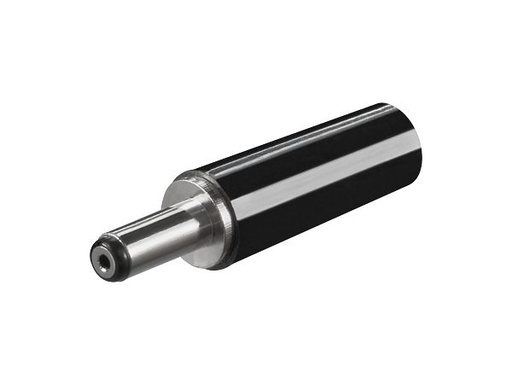 [H29991] DC stik - Ø3,8 x 1,0mm i plasthus, Sort