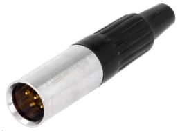 [H25690] Mini XLR - 5pol stik (han)