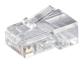 [H26028] RJ45 modularstik - 8P8C til CAT5e UTP massiv (10 stk.)