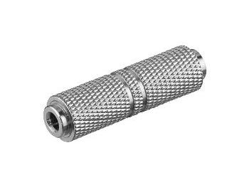 [H12290] 3,5mm stereo JACK hun til 3,5mm stereo JACK hun (metal)