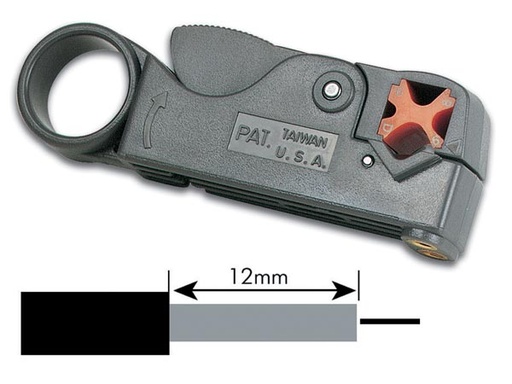 [H21616] COAX afisoleringstang - Til RG58 / 59 / 62 / 6 / 3C2V,...