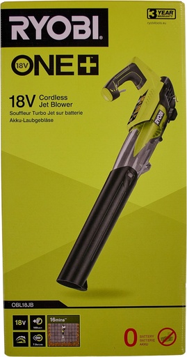 [H56542] Ryobi OBL18JB - 18V Løvblæser, ledningsfri, 474m³/t