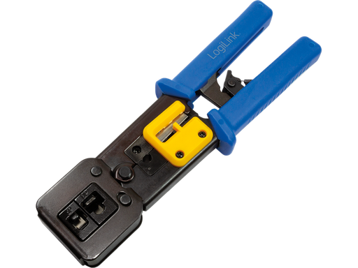 [H64549] Modular krimptang til RJ11/12/45/EZ, m. pass through klipper