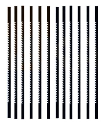 [H33668] Super-Cut løvsavklinger - 17 tænder pr. 25mm (12 stk.)