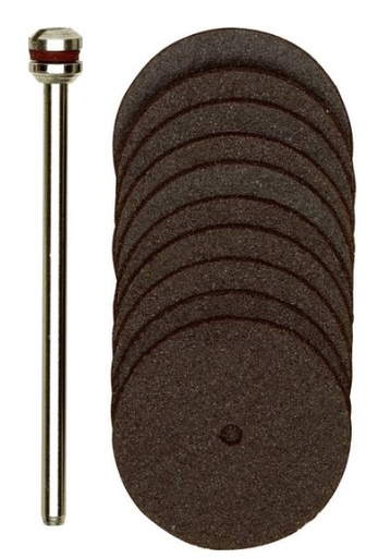 [H33818] Skæreskiver - Ø22x0,7mm (10 stk. inkl. Ø2,35mm holder)