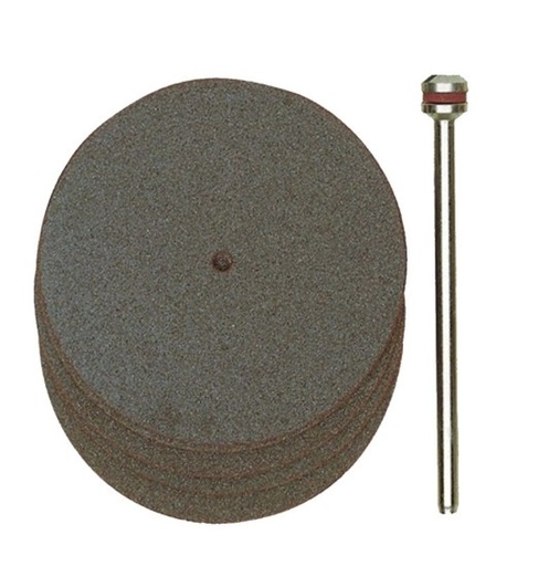 [H33823] Skæreskiver - Ø38x0,7mm (5 stk. inkl. Ø2,35mm holder)