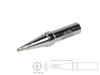[H24953] Weller spids ET-A - Flad 1,6 x 0,7mm (LR-21)