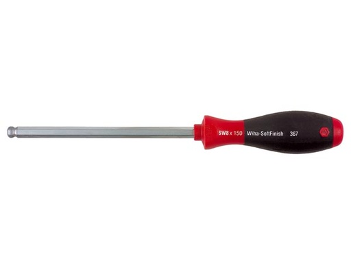 [H39314] SOFTFINISH skruetrækker BALL END - HEX 2 x 100mm (367)