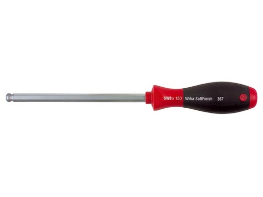 [H39317] SOFTFINISH skruetrækker BALL END - HEX 3 x 100mm (367)