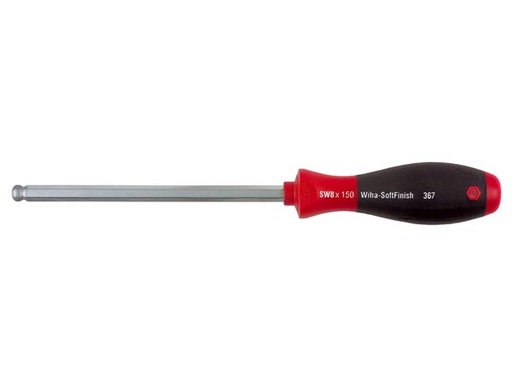 [H39318] SOFTFINISH skruetrækker BALL END - HEX 4 x 100mm (367)