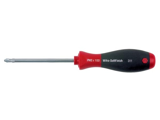 [H36271] SOFTFINISH skruetrækker - PH0 x 100mm (311 serie)
