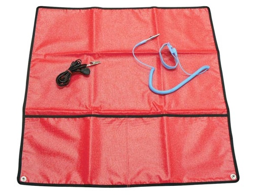 [H33428] Antistatisk servicekit - Rød / 60 x 60cm