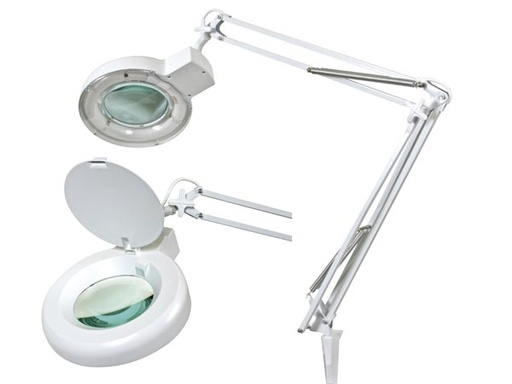 [H23733] Bord-luplampe - 22W, 5 dioptri, HVID