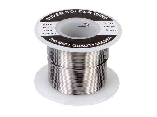 [H21833] Loddetin - 60%Sn  40%Pb Ø0,6mm (100g)