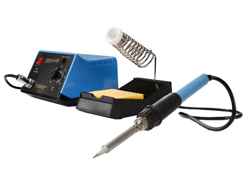 [H21885] Loddestation m. keramisk varmelegeme 48W, 150-420°C