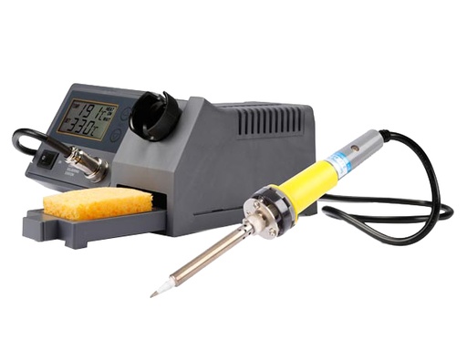 [H21880] Loddestation m. LCD display - 48W, 150-450°C