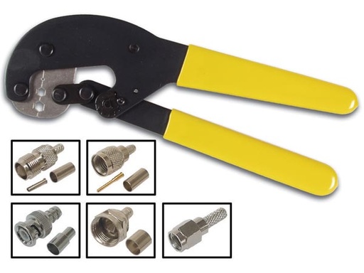 [H21621] COAX krimptang - Til BNC/TNC/UHF/SMA stik
