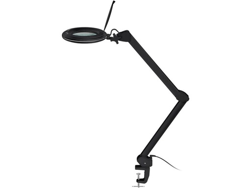 [H62534] LED luplampe m. bordklemme, 10W, Sort