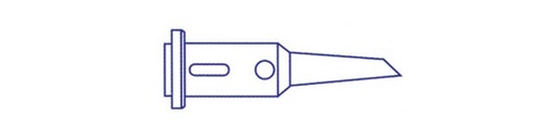 [H21804] Spids til GAS/PRO og GAS/PROSET - 2,4mm skrå (SPT-2)