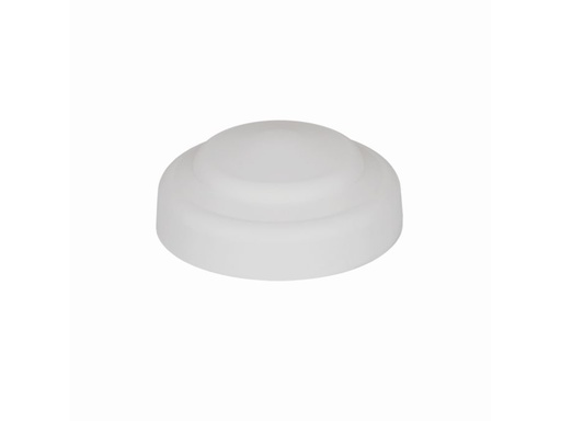 [H51232] Blænddæksel/baldakin - Ø100mm, Hvid (1-4 ledninger)