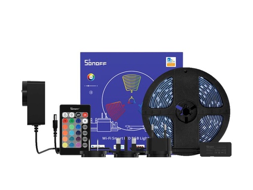 [H55594] L2 WIFI/BT RGB LED-stripsæt m. controller, IP65 (5m)