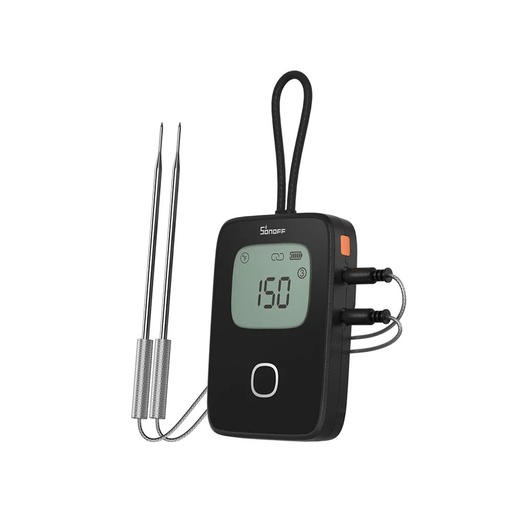 [H36393] Smart BBQ-grilltermometer m. app. inkl. 2 prober