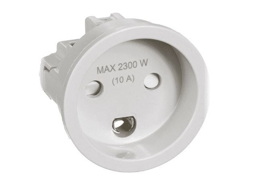 [H31096] INDBYGNINGSSTIK 2POL LGRÅ