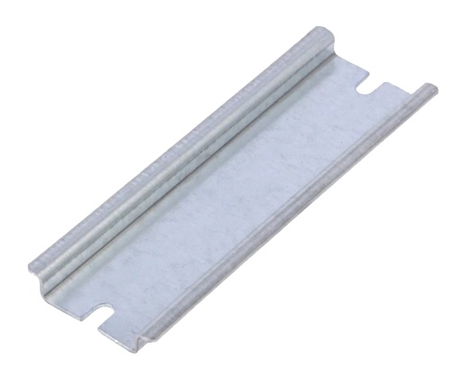 [H61845] DIN-skinne - H35mm x B100mm, Forzinket stål