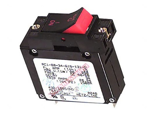 [H23528] Hovedafbryder/Automatsikring - 250V 25A ON-OFF