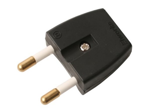 [H26931] Stikprop - 230V u. jord, aflastningsbøjle, Sort