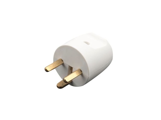 [H26934] EDB Stikprop m. jord - 230V / 13A, Hvid