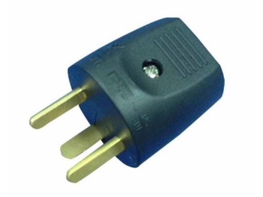 [H26935] EDB Stikprop m. jord - 230V / 13A, Sort