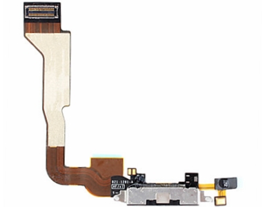 [H16582] Dock connector + ladeport flexkabel til iphone 4