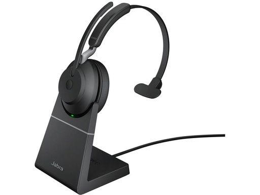 [H64074] Jabra Evolve2 65 Mono UC + Ladestation + Link 380a, Sort