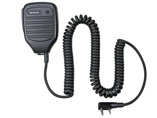 [H24643] KMC-21 kompakt hånd/skuldermikrofon m. 2 pin Kenwood stik