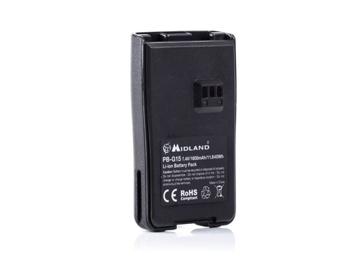 [H34506] LiION Batterimodul til Midland G15/G18 - 1600mAh