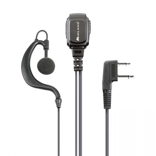 [H60288] MA21-L Pro - In-ear headset m. mikrofon (2 pin Midland)