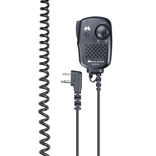 [H55382] MA26-XL - Håndmikrofon m. 2 pin Midland stik