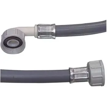 [H41134] Vaskemaskine indløbsslange - 3/4" til 3/4" vinklet (2m)