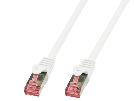 [H37328] S/FTP netværkskabel - CAT6 PIMF CU halogenfri, Hvid (5m)