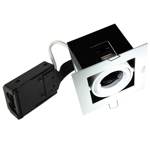 [7845105985] Perla 60 -GU10 230 V Mat hvid Type: 1225