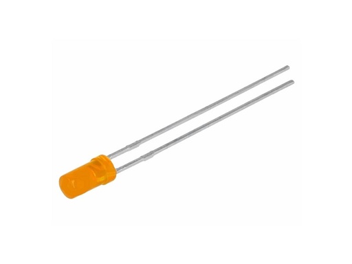 [H14644] 5mm LED - Rund, flad top, ORANGE diffus (8mcd)